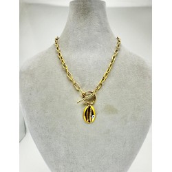 Gold Deniz Kabuğu Kolye